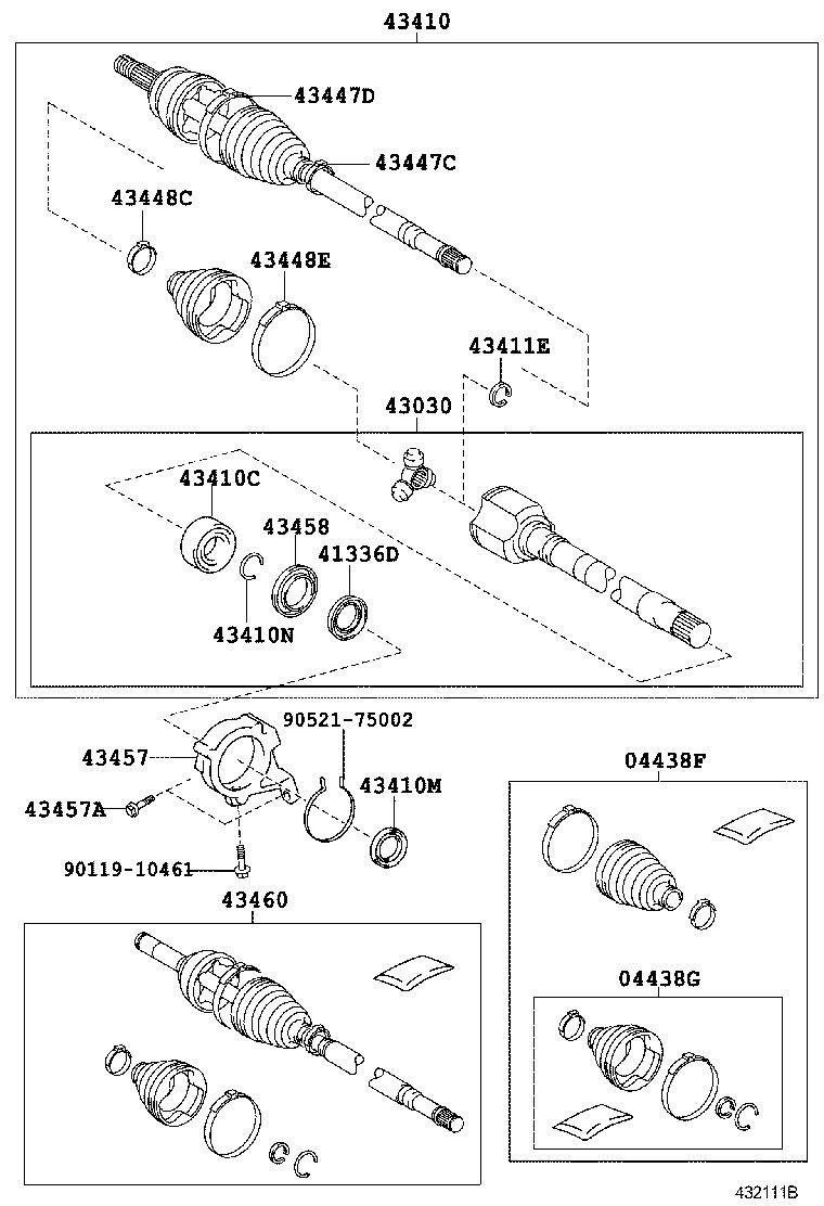  IQ |  FRONT DRIVE SHAFT