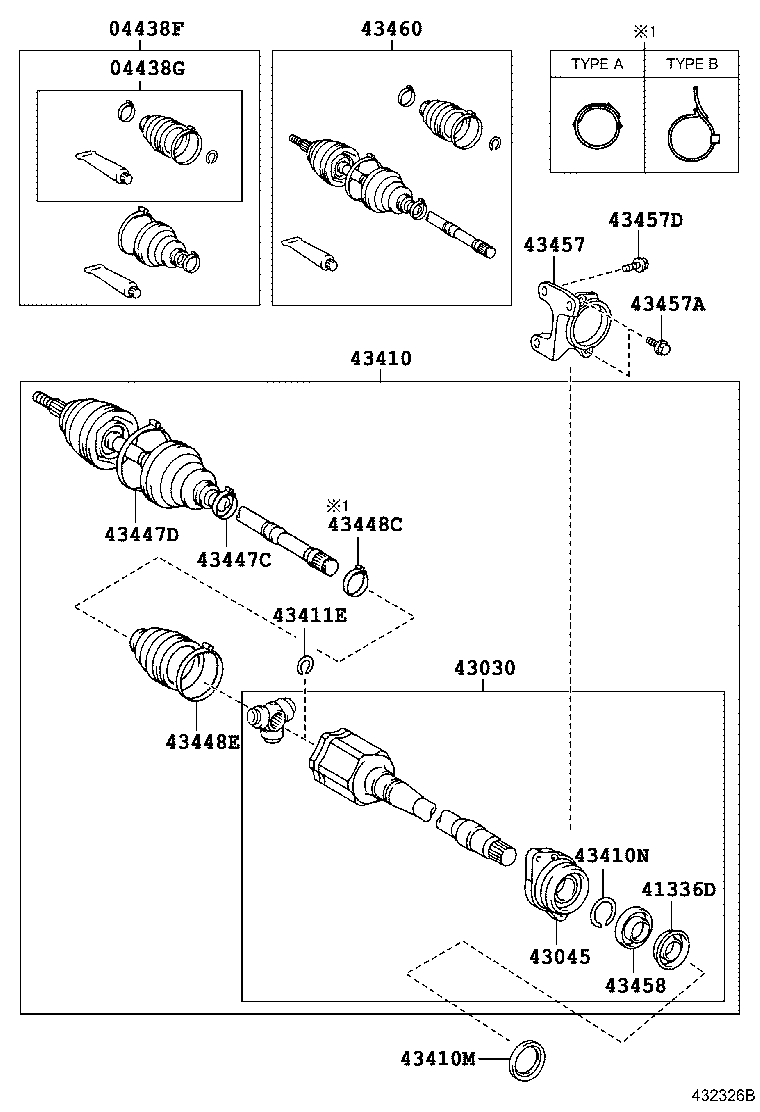  RAV4 VANGUARD |  FRONT DRIVE SHAFT