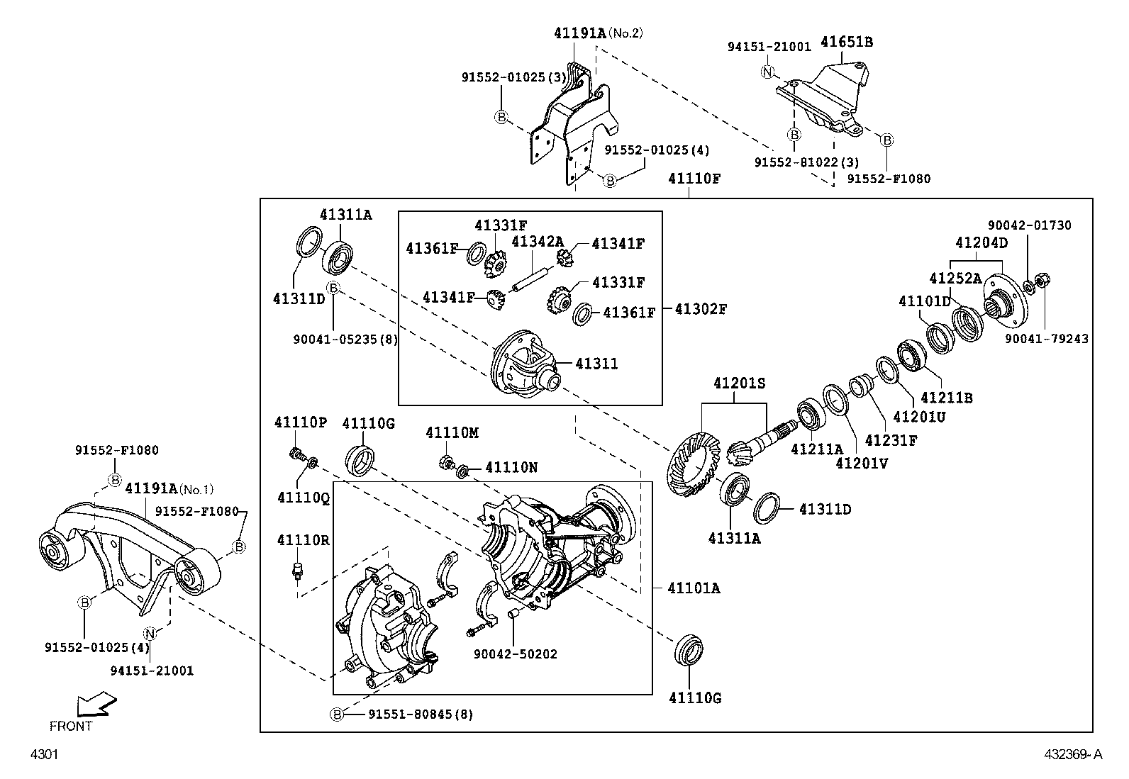  LITE TOWNACE |  FRONT AXLE HOUSING DIFFERENTIAL
