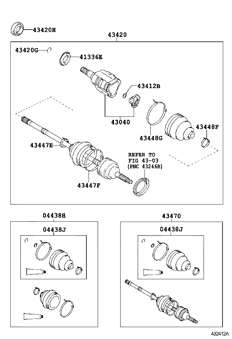  MAJESTA |  FRONT DRIVE SHAFT