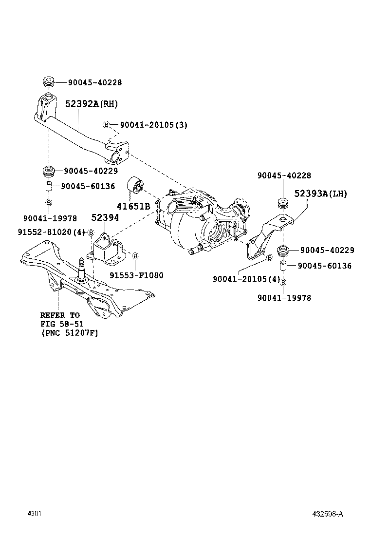  PIXIS TRUCK |  FRONT AXLE HOUSING DIFFERENTIAL