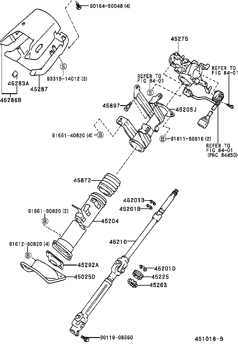  COASTER |  STEERING COLUMN SHAFT