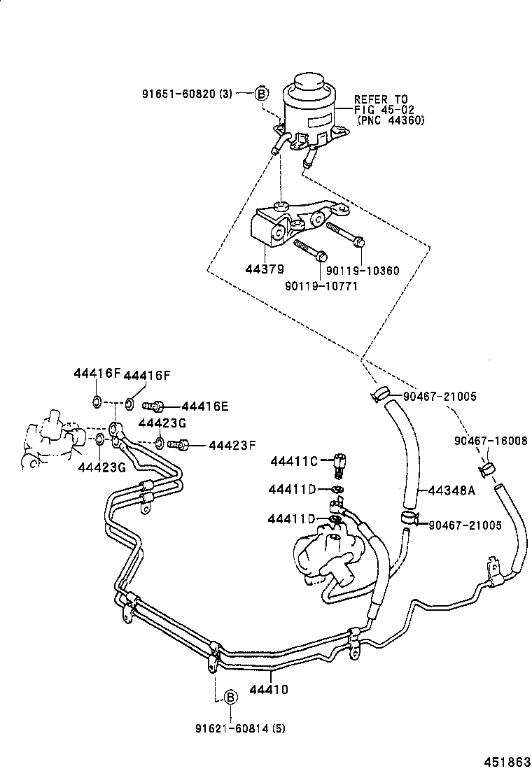  COASTER |  POWER STEERING TUBE