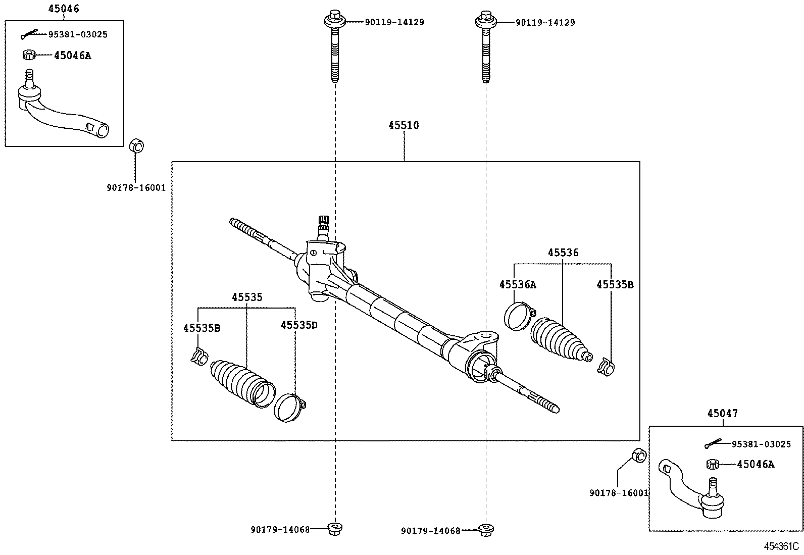  RAV4 VANGUARD |  FRONT STEERING GEAR LINK