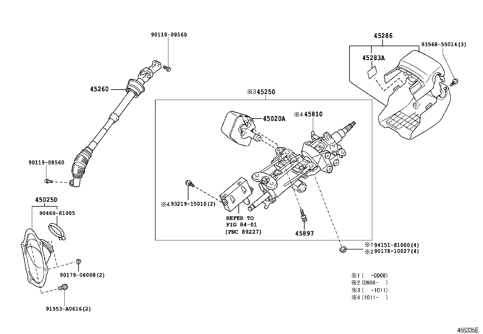  MAJESTA |  STEERING COLUMN SHAFT