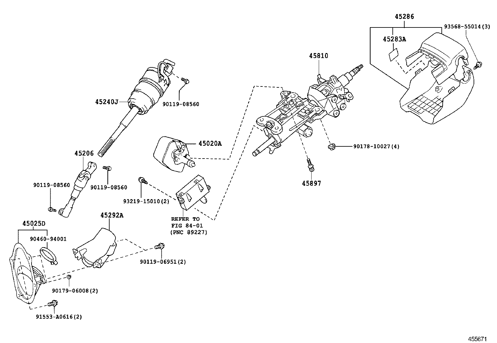  CROWN |  STEERING COLUMN SHAFT
