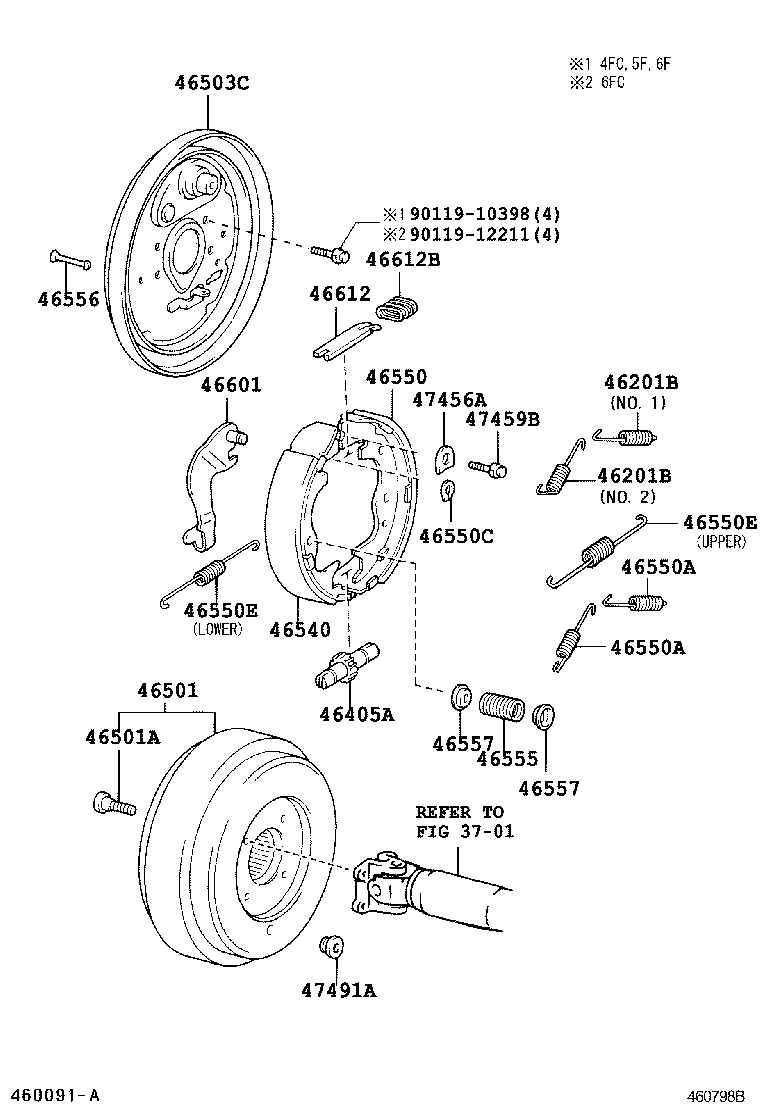  COASTER |  PARKING BRAKE CABLE