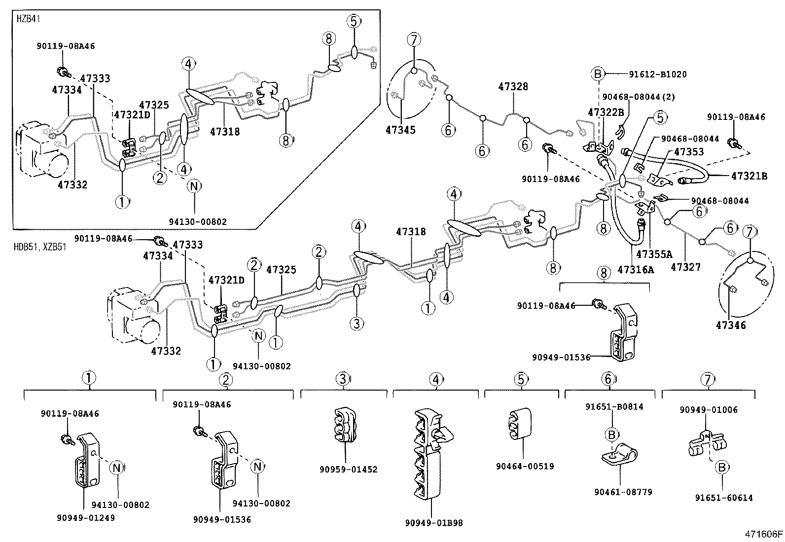  COASTER |  BRAKE TUBE CLAMP
