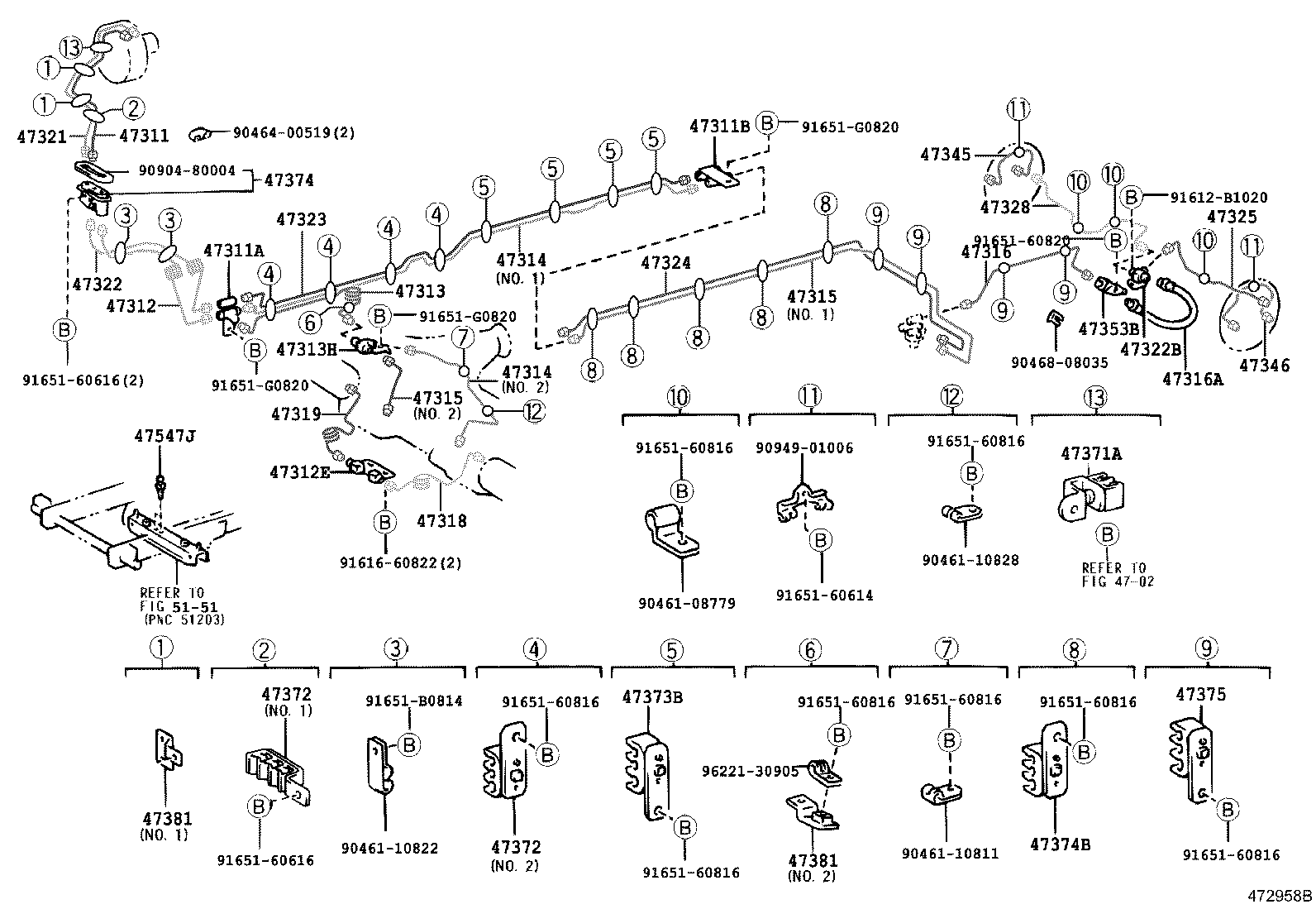  COASTER |  BRAKE TUBE CLAMP