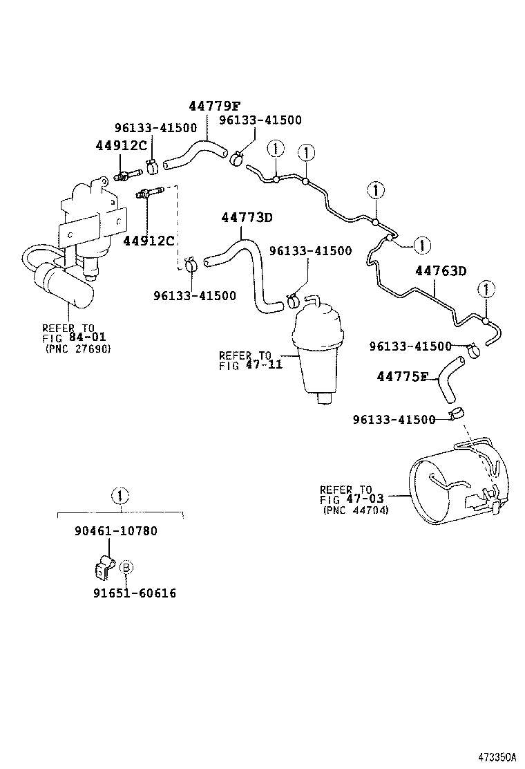  COASTER |  EXHAUST BRAKE TUBE CLAMP