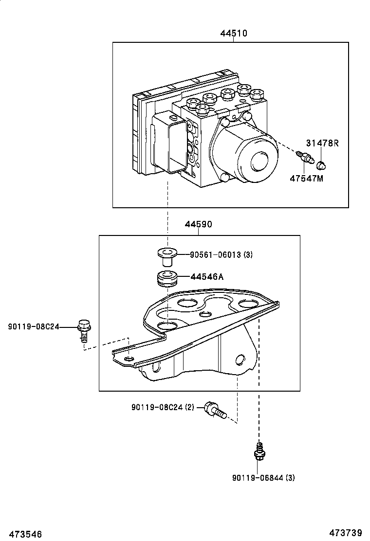  SIENTA |  BRAKE TUBE CLAMP