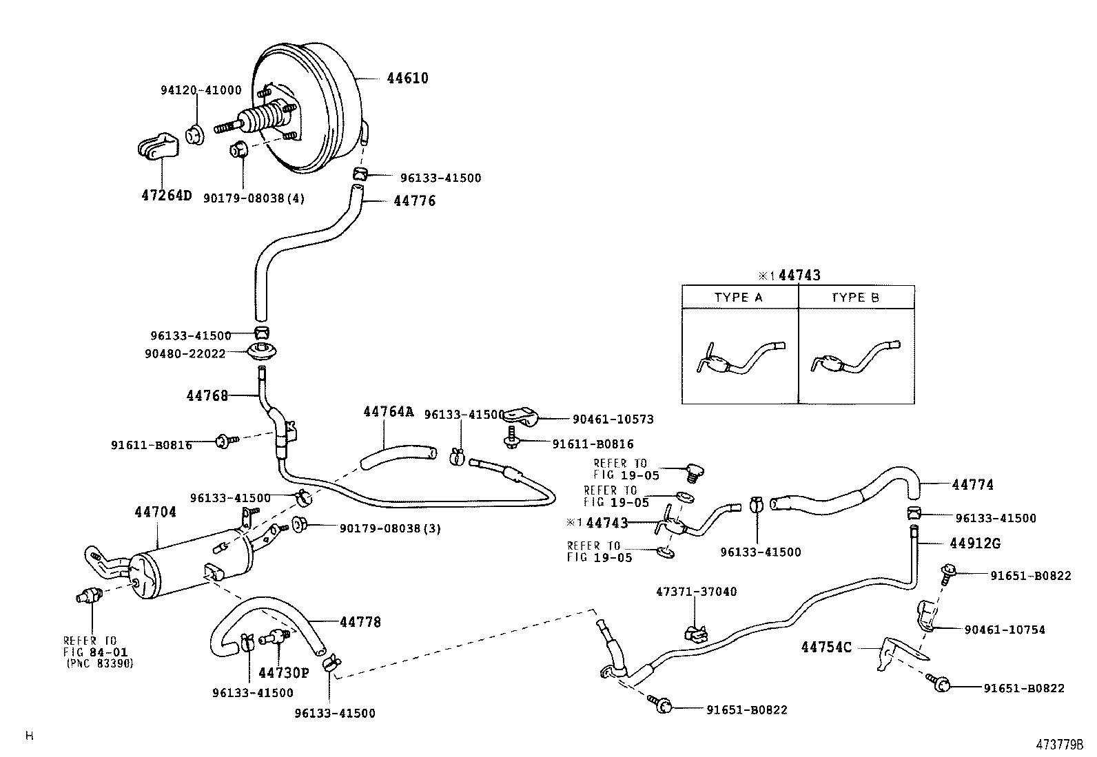  DYNA TOYOACE |  BRAKE BOOSTER VACUUM TUBE