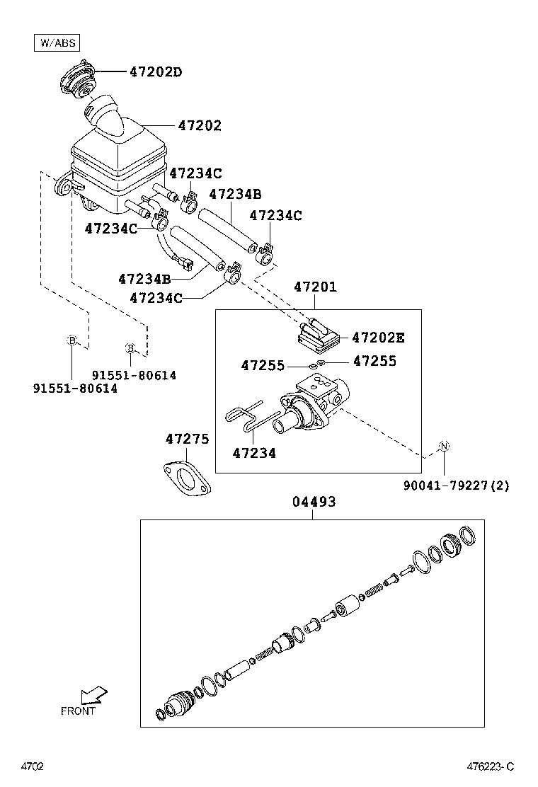 PIXIS TRUCK |  BRAKE MASTER CYLINDER