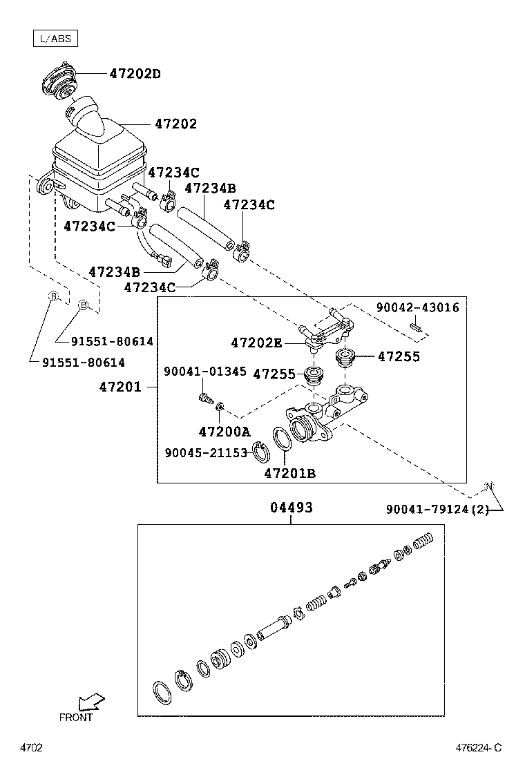  PIXIS TRUCK |  BRAKE MASTER CYLINDER