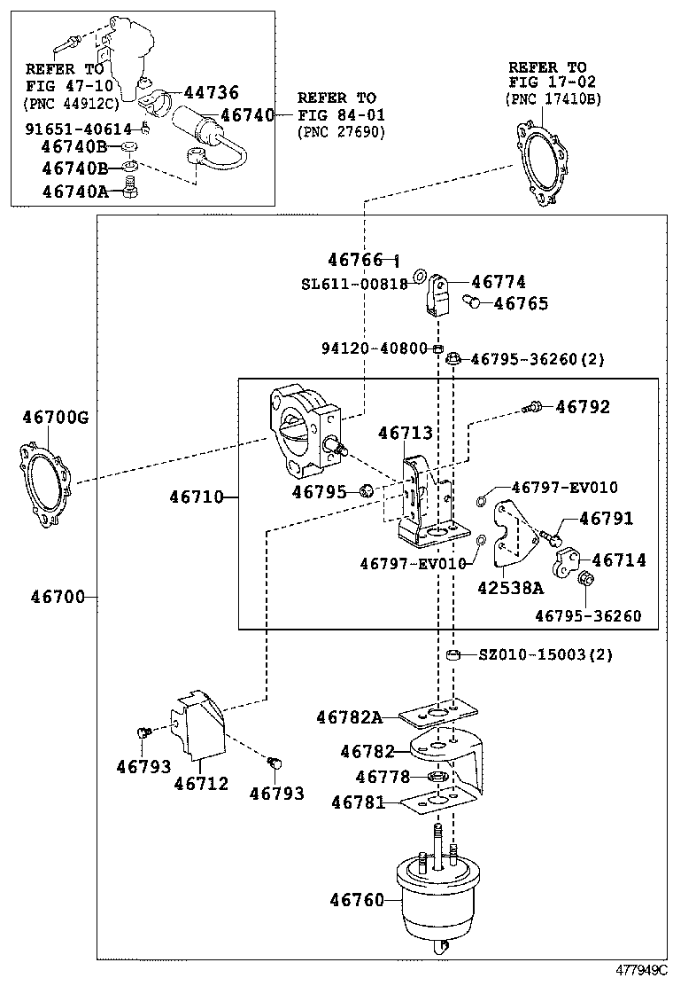  COASTER |  EXHAUST BRAKE ASSEMBLY VACUUM CYLINDER