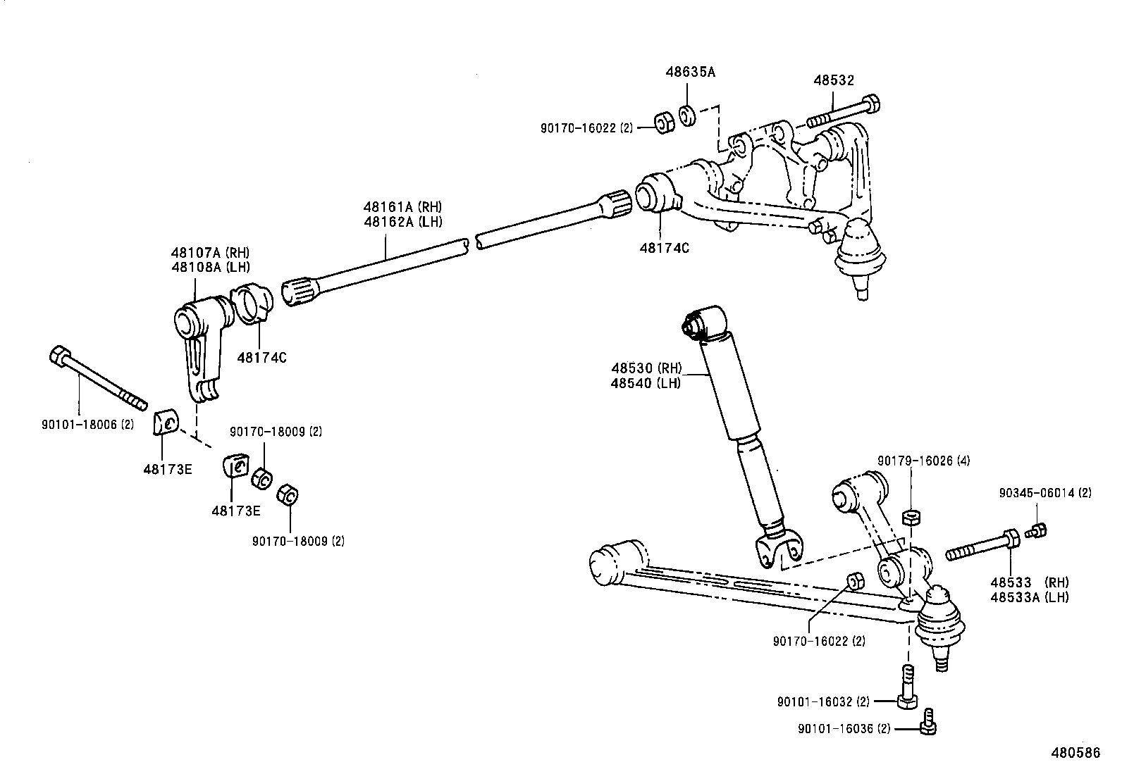  COASTER |  REAR SPRING SHOCK ABSORBER