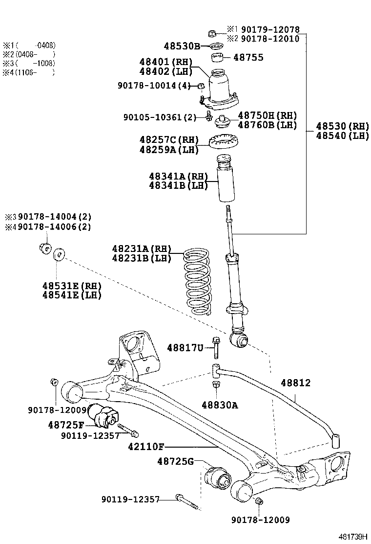  SIENTA |  REAR SPRING SHOCK ABSORBER