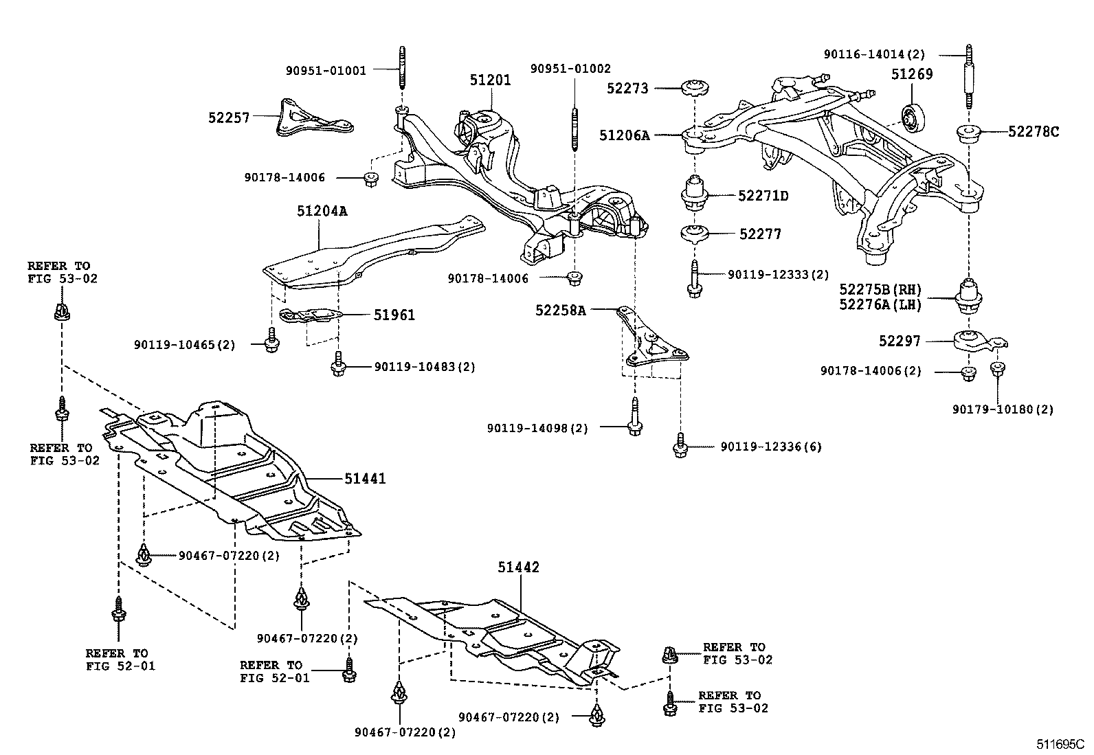  PREMIO ALLION |  SUSPENSION CROSSMEMBER UNDER COVER