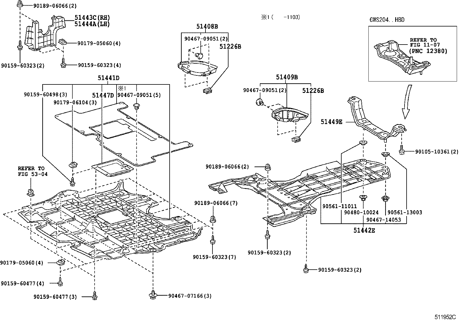  CROWN |  SUSPENSION CROSSMEMBER UNDER COVER