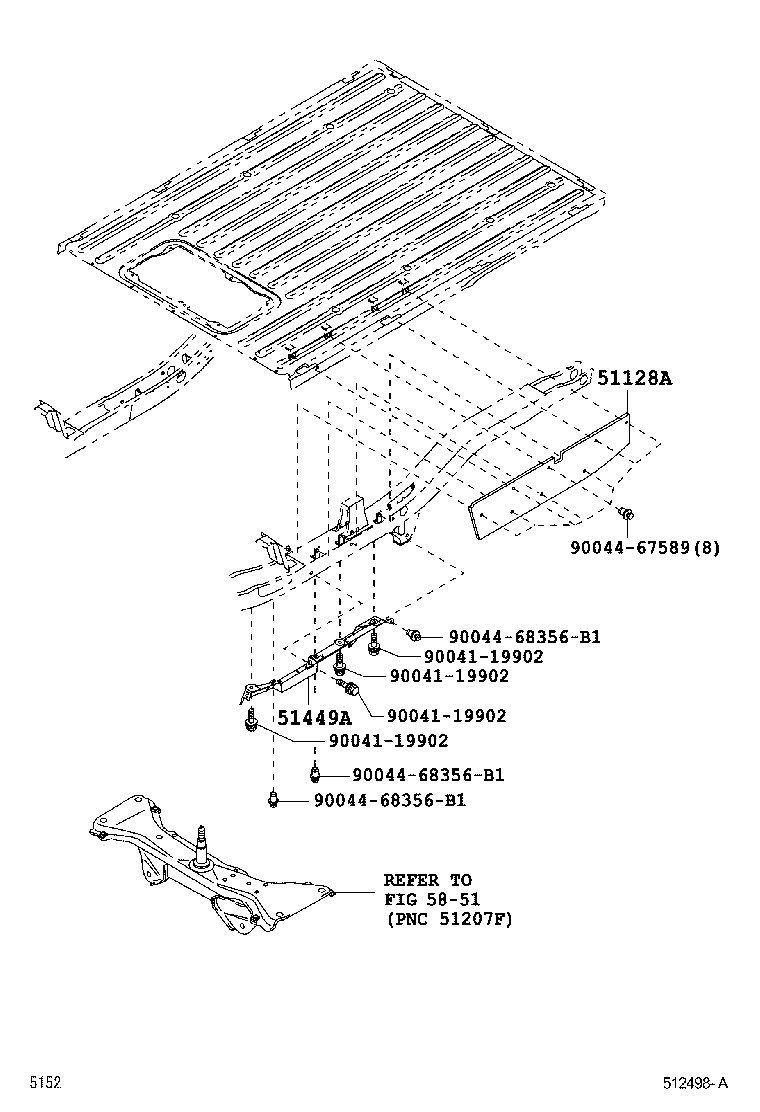  PIXIS TRUCK |  SUSPENSION CROSSMEMBER UNDER COVER