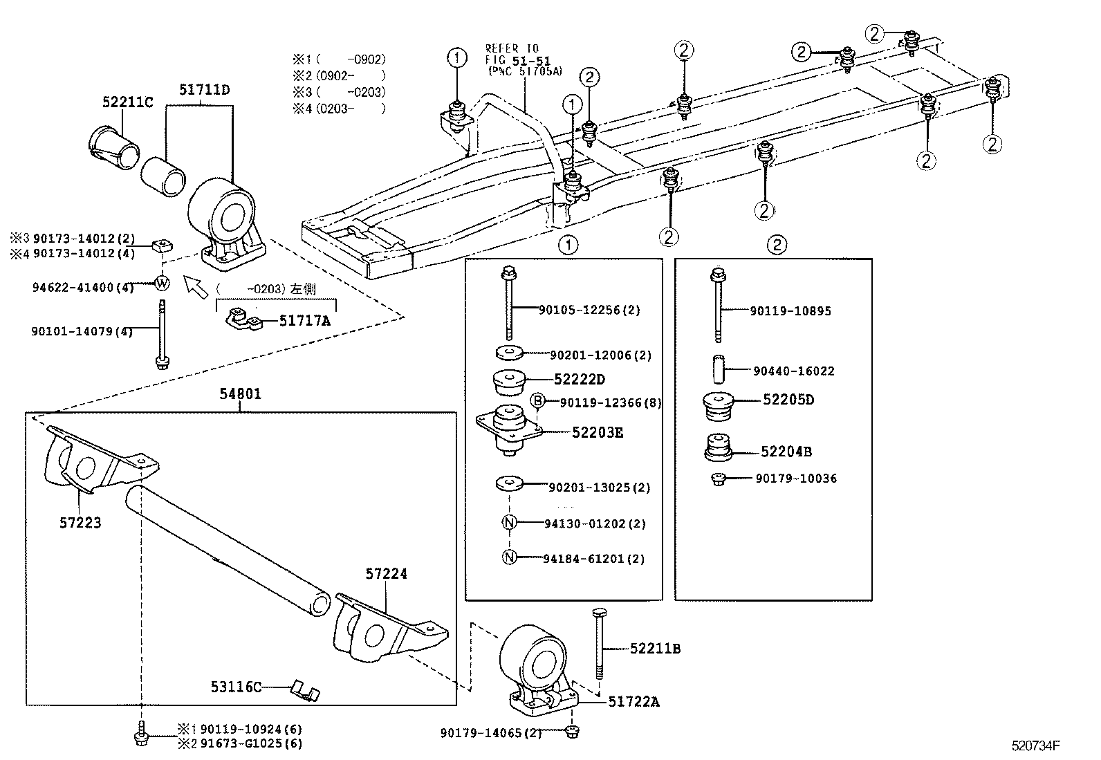  DYNA TOYOACE |  CAB MOUNTING BODY MOUNTING