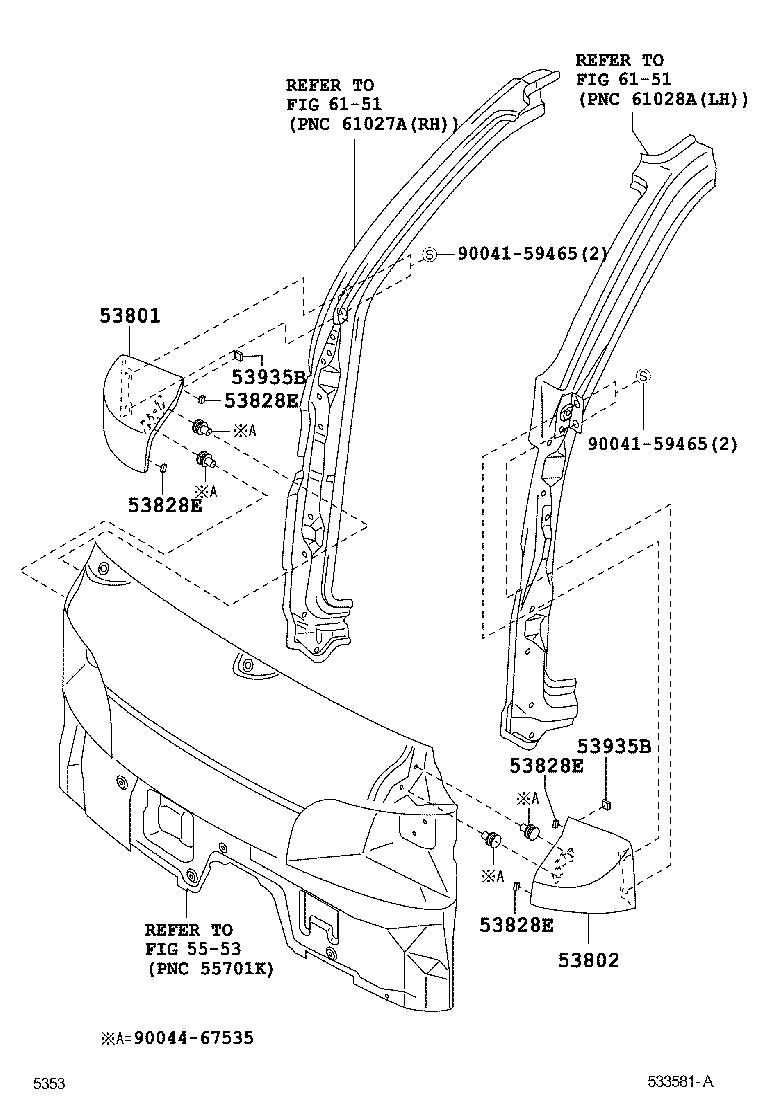  PIXIS TRUCK |  HOOD FRONT FENDER