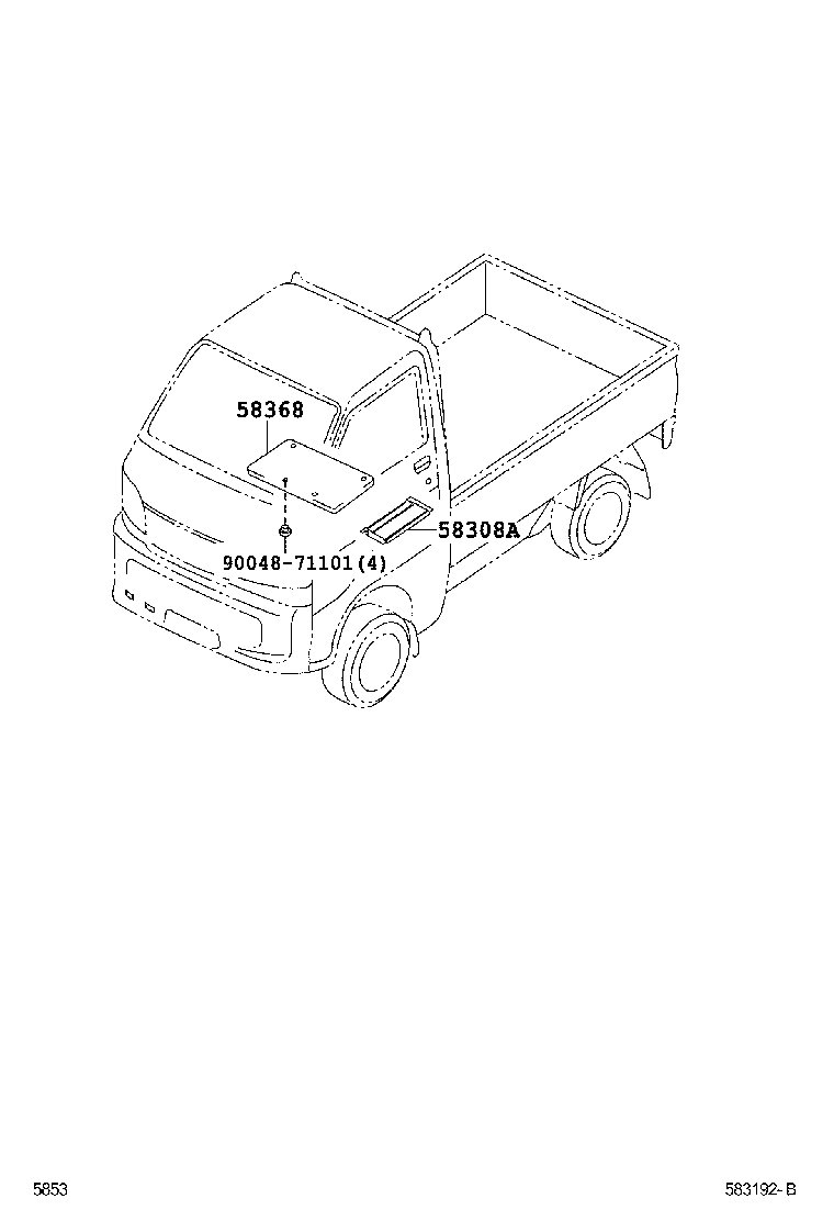  PIXIS TRUCK |  FLOOR INSULATOR