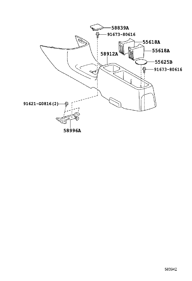  RACTIS |  CONSOLE BOX BRACKET
