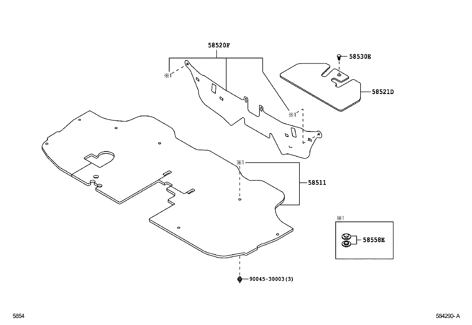  PIXIS TRUCK |  FLOOR MAT SILENCER PAD