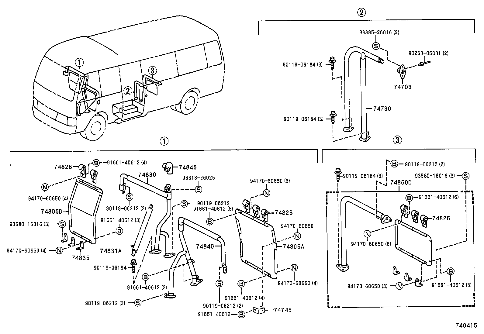  COASTER |  PROTECTOR PIPE ROLL BAR HANDRAIL