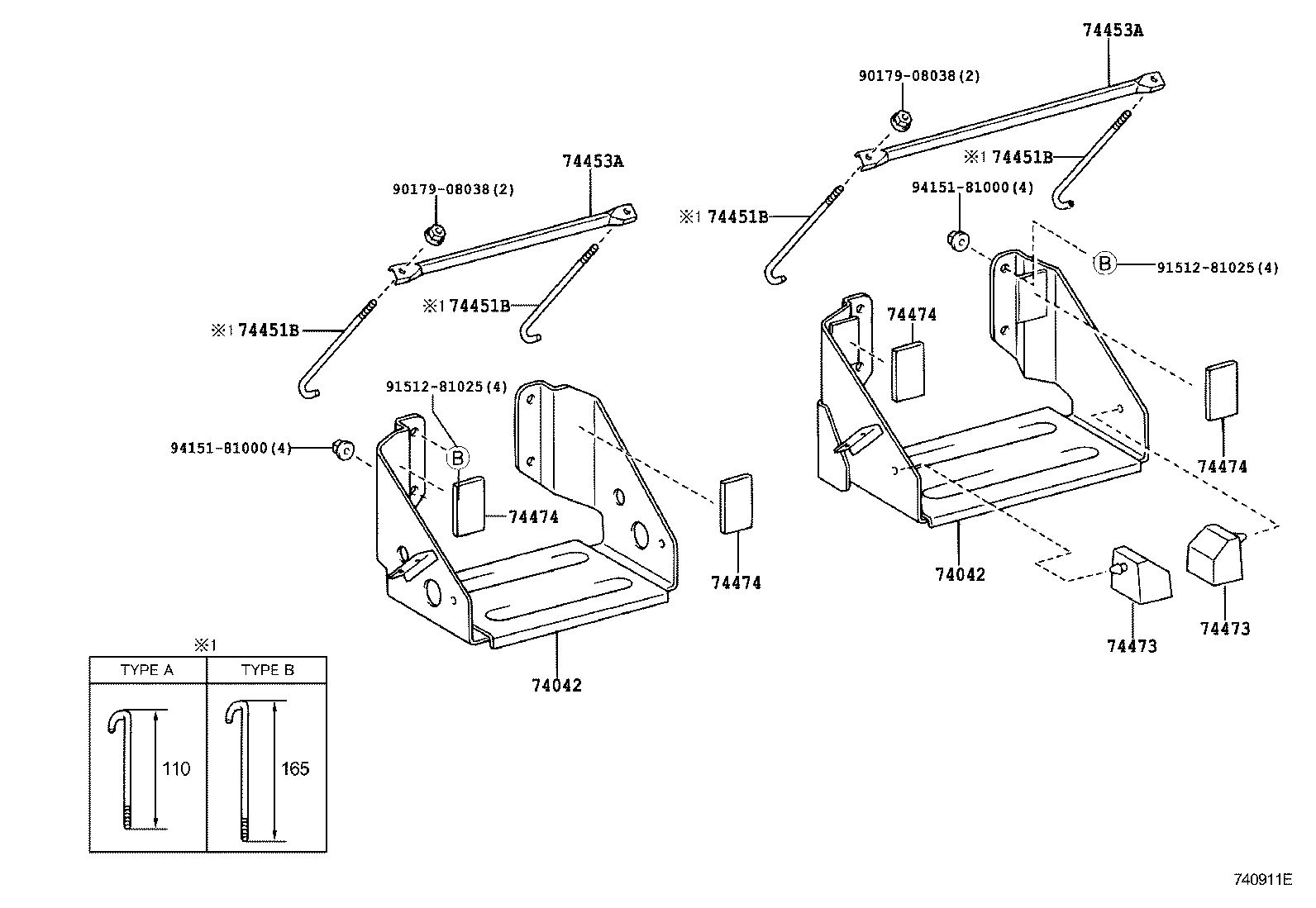  DYNA TOYOACE |  BATTERY CARRIER