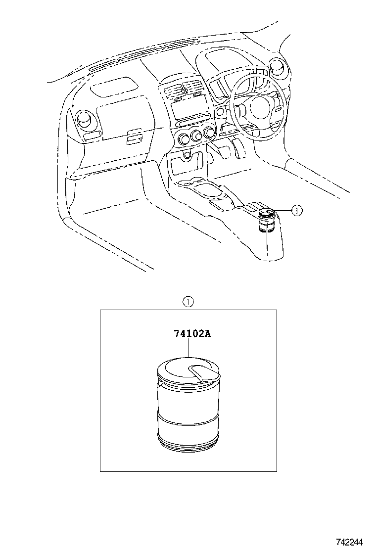  IST |  ASH RECEPTACLE