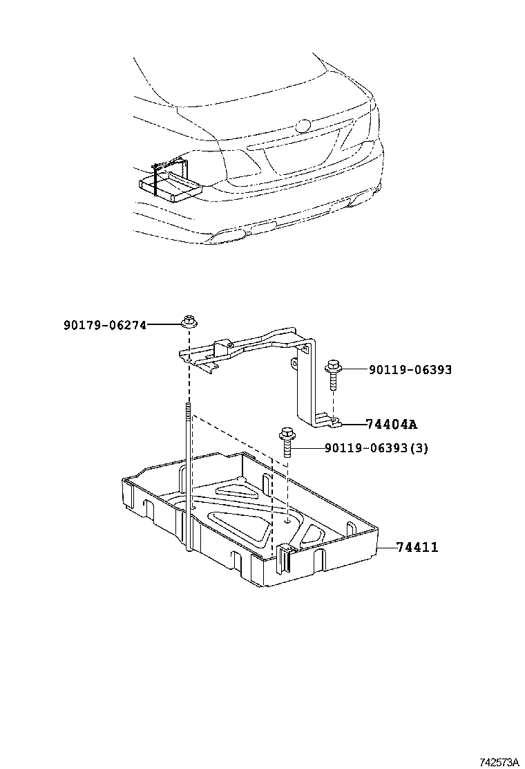  CROWN |  BATTERY CARRIER