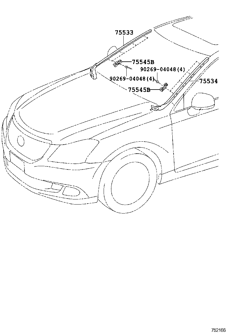  MAJESTA |  FRONT MOULDING