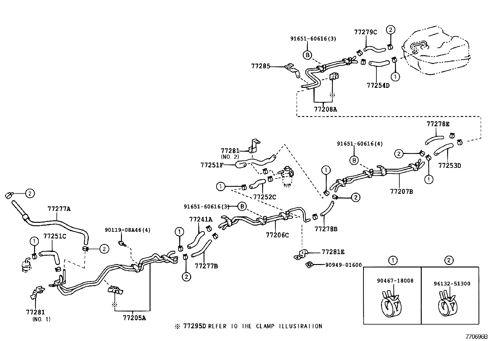  COASTER |  FUEL TANK TUBE