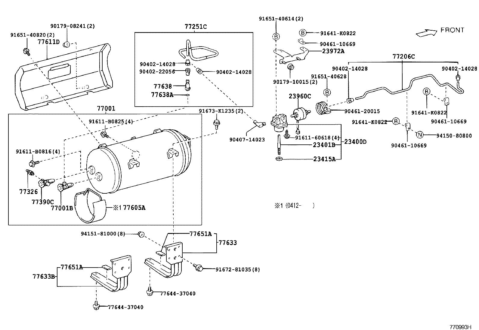  DYNA TOYOACE |  FUEL TANK TUBE
