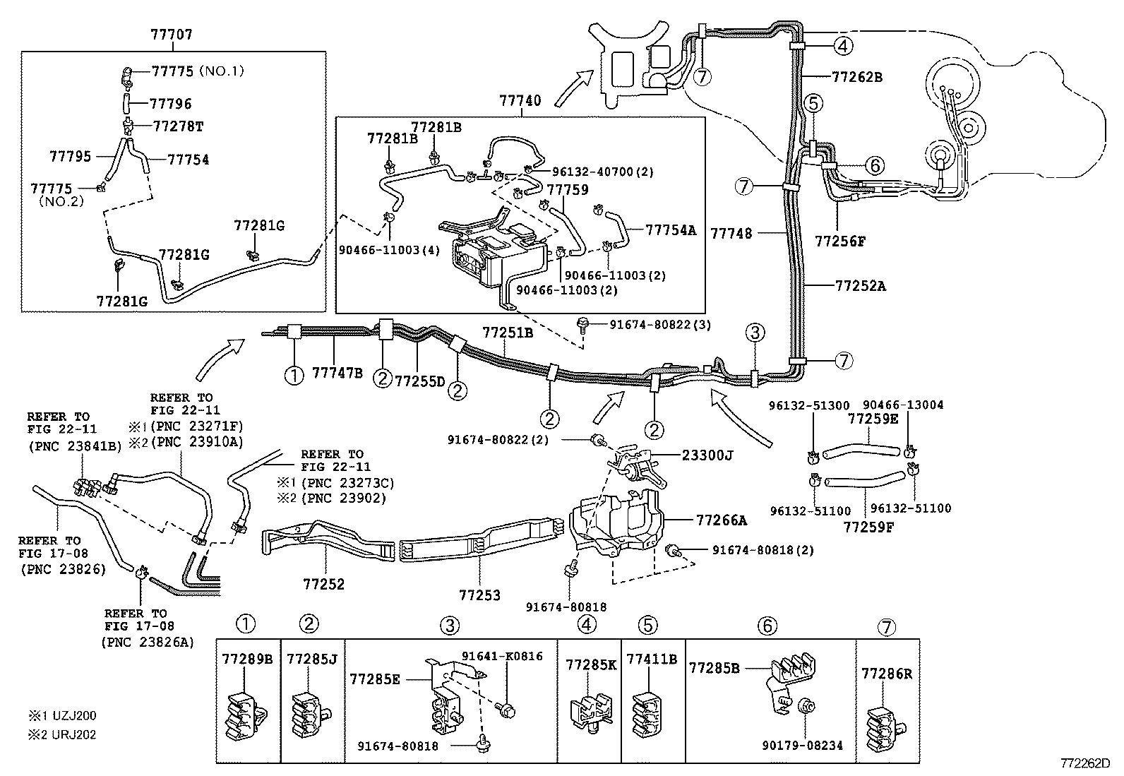  LAND CRUISER 200 202 |  FUEL TANK TUBE