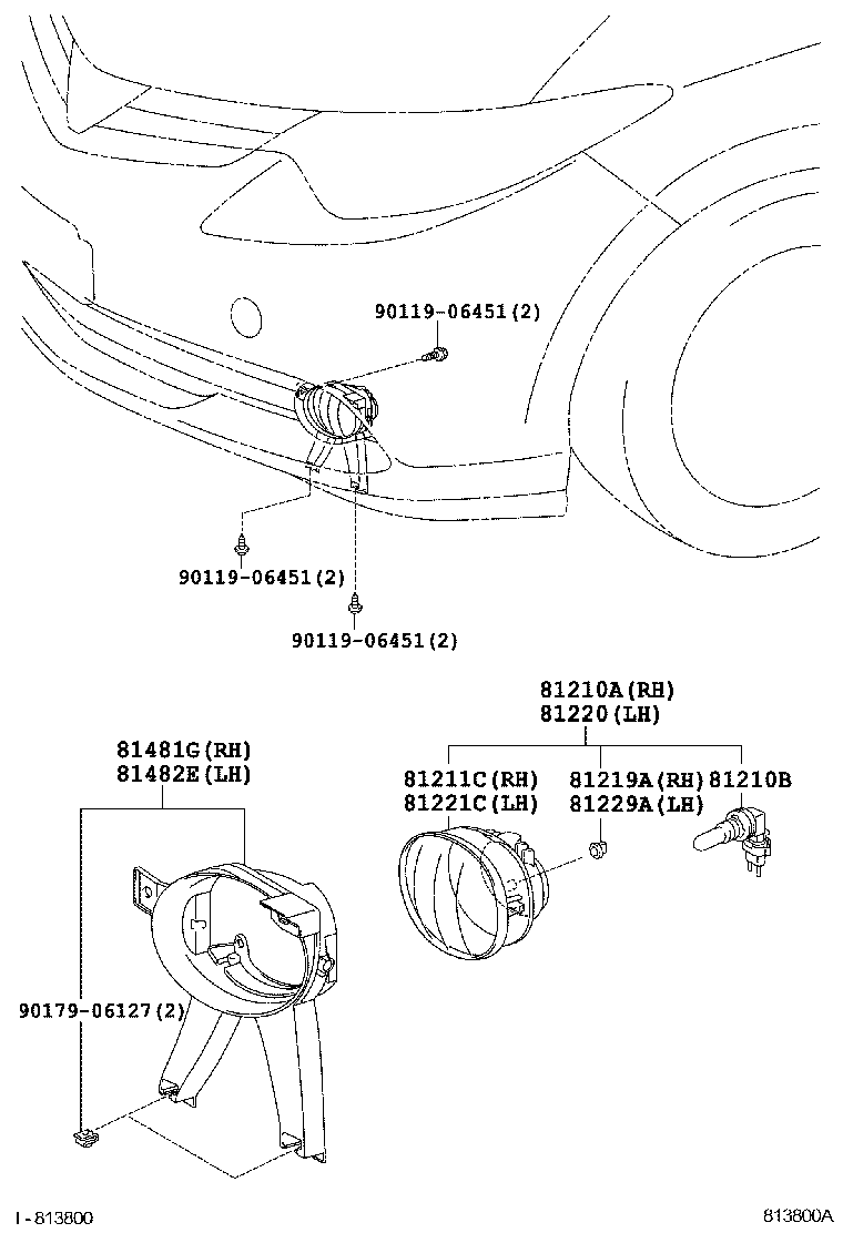  ESTIMA HYBRID |  FOG LAMP