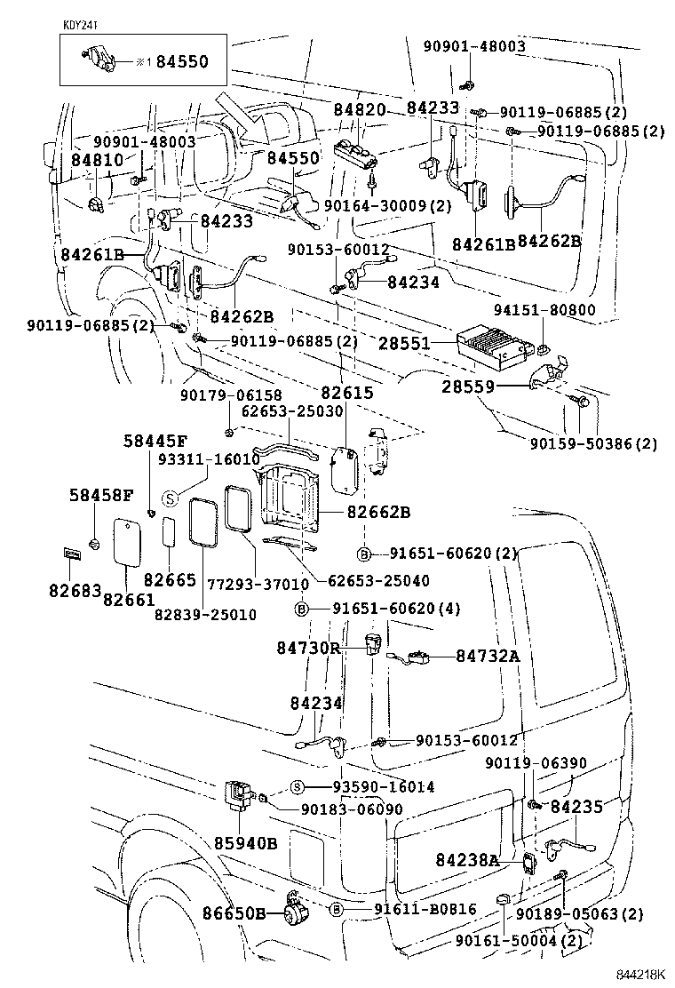  DYNA TOYOACE |  SWITCH RELAY COMPUTER