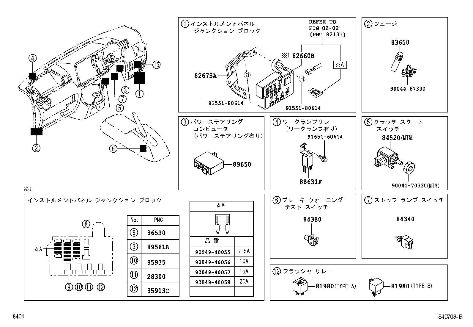  PIXIS TRUCK |  SWITCH RELAY COMPUTER