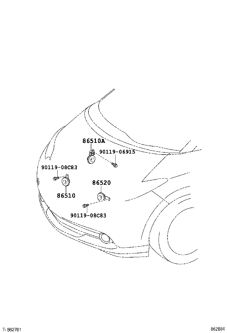  ESTIMA HYBRID |  HORN