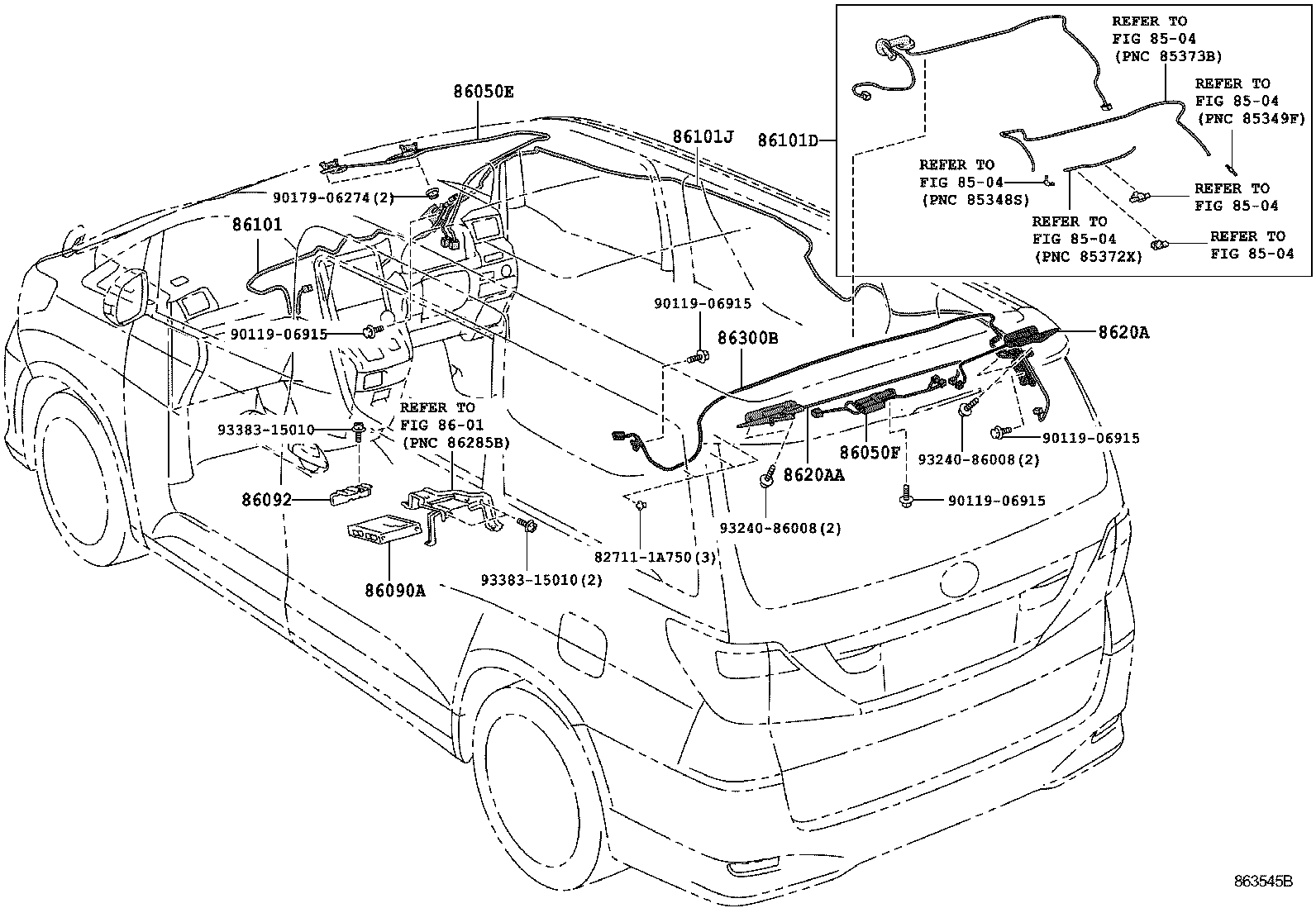  ALPHARD VELLFIRE HV |  ANTENNA
