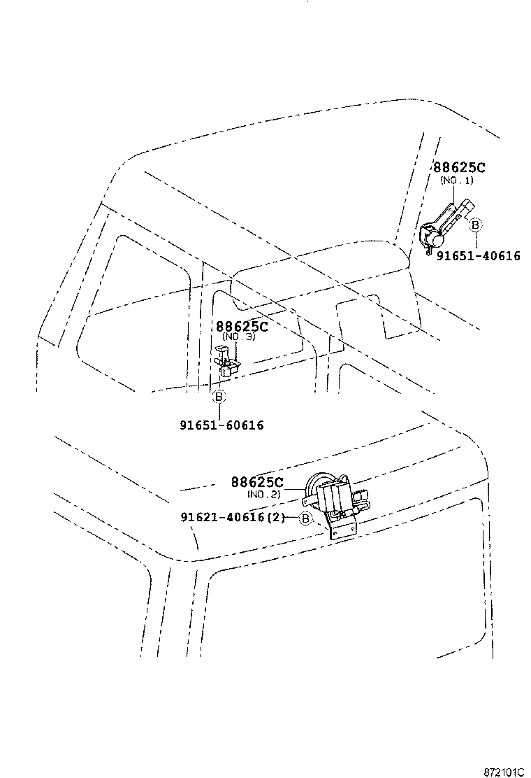  COASTER |  HEATING AIR CONDITIONING CONTROL AIR DUCT
