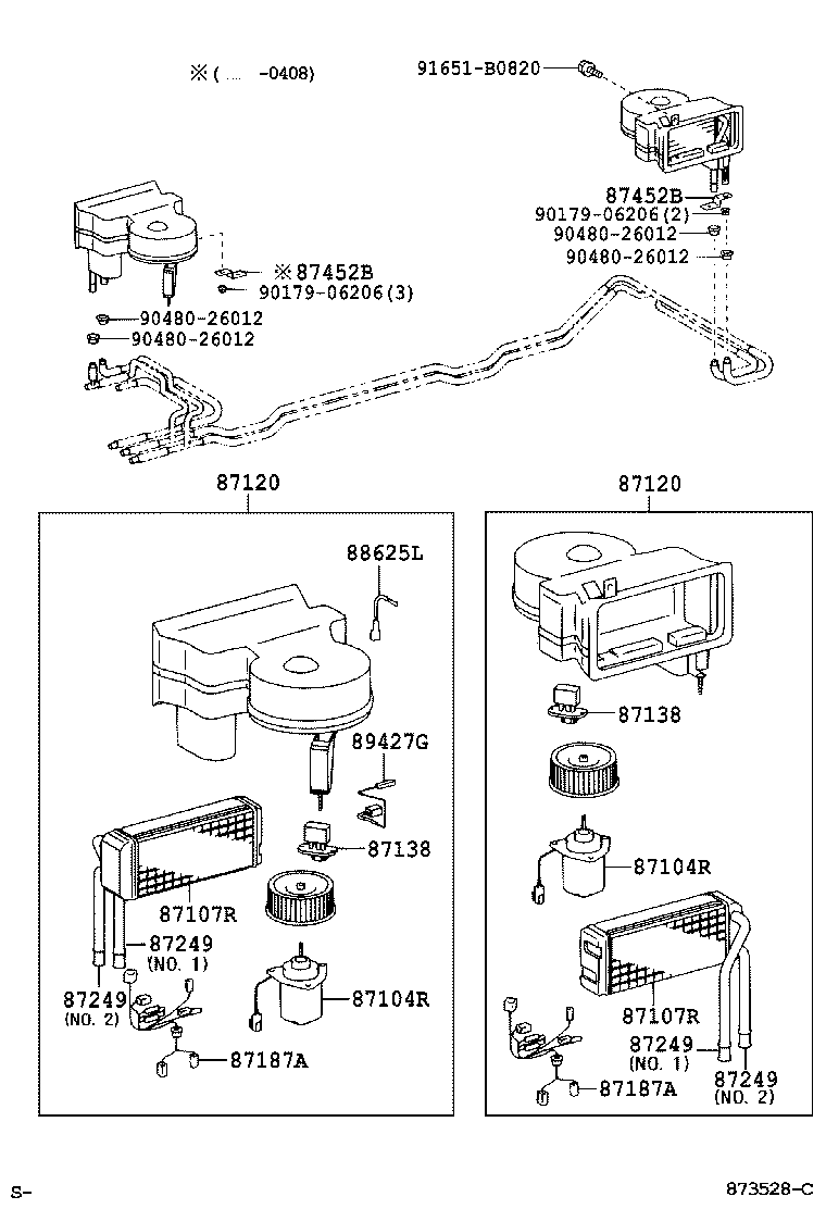  COASTER |  HEATING AIR CONDITIONING HEATER UNIT BLOWER
