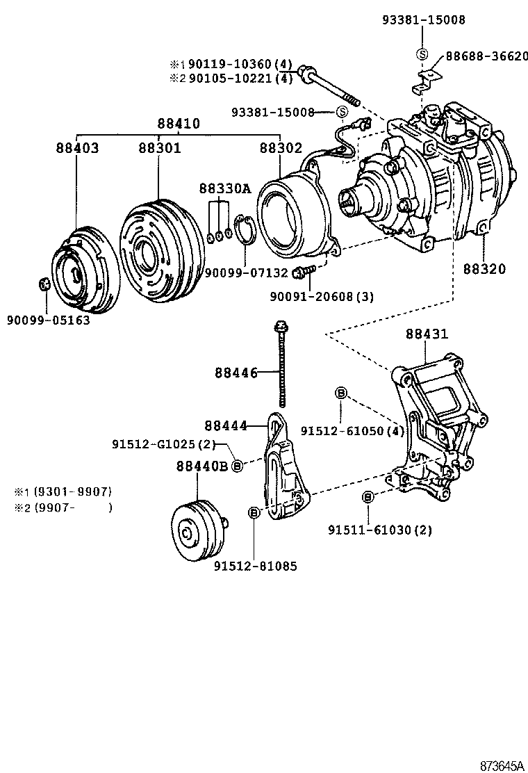  COASTER |  HEATING AIR CONDITIONING COMPRESSOR