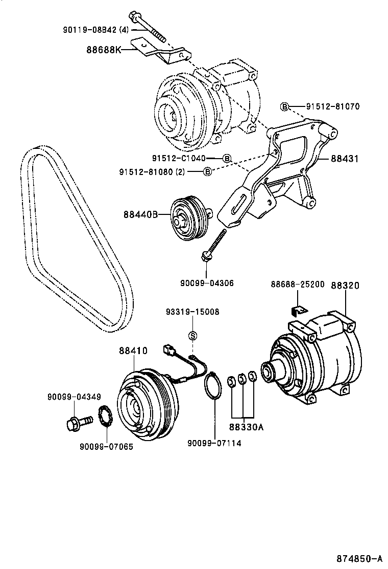 DYNA TOYOACE | HEATING AIR CONDITIONING COMPRESSOR