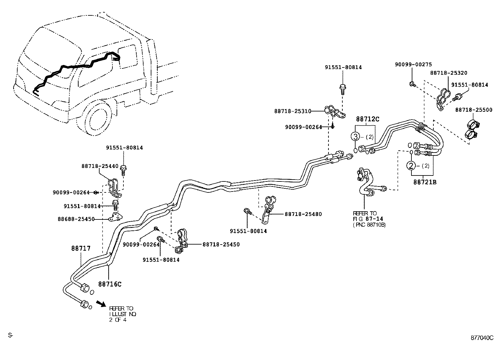  DYNA TOYOACE |  HEATING AIR CONDITIONING COOLER PIPING