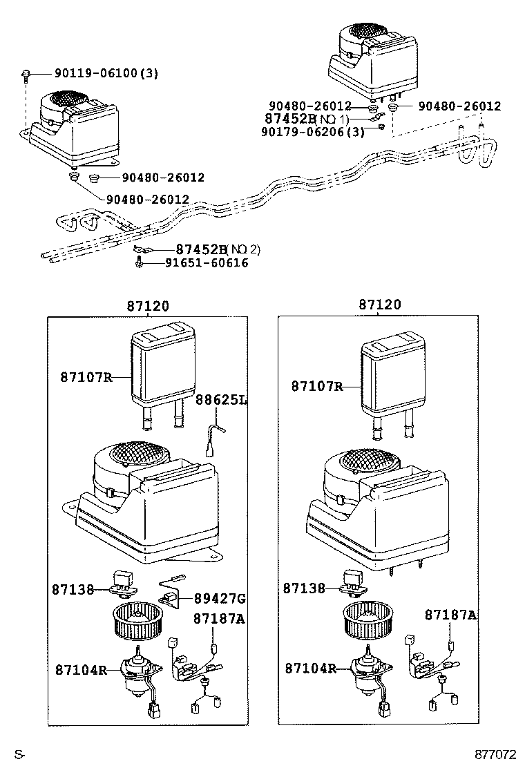  COASTER |  HEATING AIR CONDITIONING HEATER UNIT BLOWER