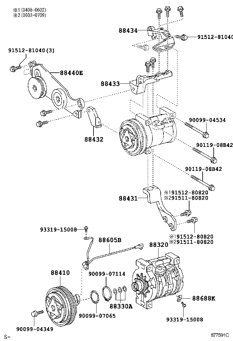  DYNA TOYOACE |  HEATING AIR CONDITIONING COMPRESSOR