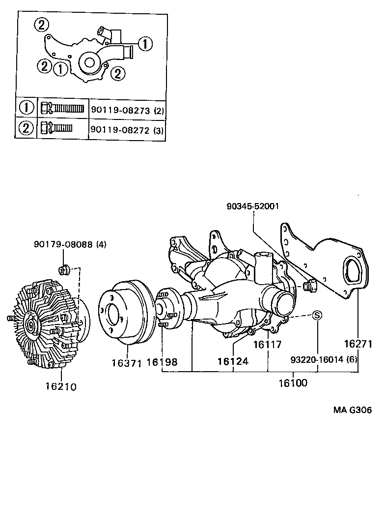  COASTER |  WATER PUMP